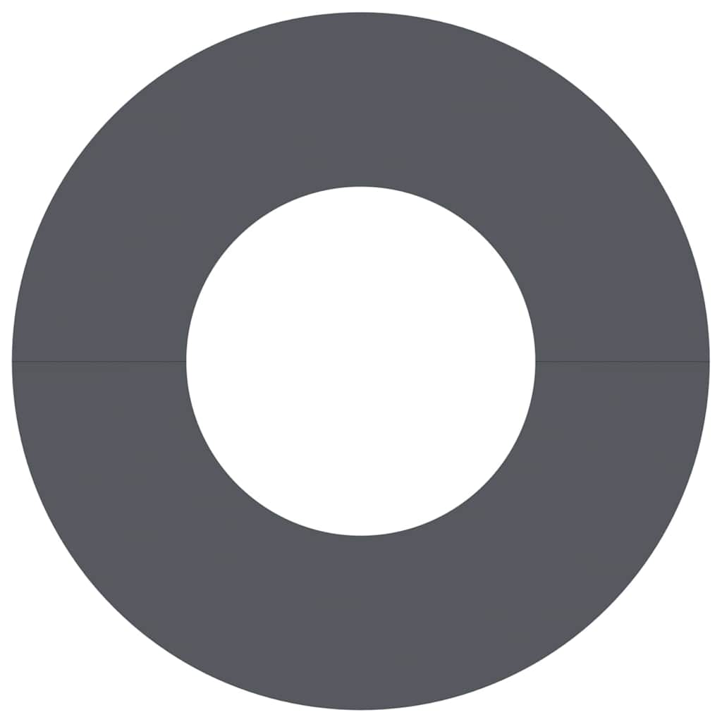 Flache Baumringe 5 pcs Anthrazit Ø30 / 60 cm Stahl